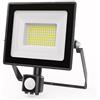 HOFTRONIC Stratos Faretto LED con sensore di movimento e interruttore crepuscolare 50 W - 4270 lumen - 4000 K bianco neutro - IP65 - Faretto esterno con sensore PIR per garage, vialetti, giardino e
