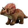 lilizzhoumax Peluche Triceratopo 38cm/15", simulazione Peluche Triceratopo, simpatico giocattolo morbido Peluche dinosauro Bambole Animali Selvatici, Regalo per Bambini e Amici