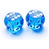 BESCON DICE Bescon Professional Precision Dice Round Corner 5/8 (16mm) with Random Serial Number, Precision Cut Dice 16MM Gem Blue, 2pcs Set