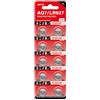 NVOQILIN 10 batterie a bottone AG7 da 1,55 V, LR57, LR927, 395, SR927W, SR57, SR927, V399, batterie a bottone di ricambio per orologio