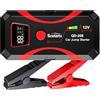 Scstartx Avviatore per Batteria Auto 208, Batteria di Emergencia Portatile 2000A di Picco 12V per Motociclette e Auto fino a 7L Benzina & 4L Diesel, 3 Modalità Torcia e Morsetti di Sicurezza