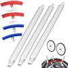 Kezidhp Set di 3 Leve Smontagomme Professionali in Acciaio Resistente 30 cm per Rimozione Pneumatici, con 4 Protezioni Anti-Graffio per Cerchioni, Ideale per Moto, Auto, Biciclette e Veicoli