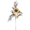 Flair Flower Set di fiori artificiali, girasole con rametto decorativo, 70 cm, decorazione per la decorazione della casa