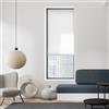 BLINDECOR | Tenda plissettata regolabile senza praticare velcrato | pieghevole regolabile VLCR | traslucido 19 bianco 85 x 140 | pieghevole trasparente per finestre
