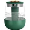 Adiwo Umidificatore Ambiente, 600ML Umidificatore Ambiente Bambini, 30dB Silenzioso 18H di Durata, Mini Umidificator Piante con Luce LED, Spegnimento Automatico in Assenza di Acqua(Verde)