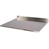 CECILUÌ Spianatoia Acciaio Inox per Impastare Tappetino Antiscivolo Tagliere da Cucina Professionale Varie Dimensioni Taglieri Pizza Piano Lavoro Tavoli Accessori Pasticceria (75x57.3 con alzatina)