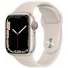 Apple Watch Series 7 Alluminio 45 mm (2021) | GPS + Cellular | argento | Cinturino Sport Galassia