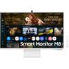 Samsung M8 S32FM801UU Monitor PC 81,3 cm [32] 3840 x 2160 Pixel 4K Ultra HD LCD Bianco (SAMSUNG 32 M80F SMART MONITOR) [LS32FM801UUXXU]