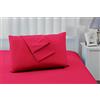 Sonia Moer Federe in Microfibra Spazzolata Super Morbida - Set Di 2 Federe Traspiranti e Ipoallergeniche Non Stirate, Rosso, 50W X 75L cm