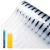 Zindoo Pellicola oscurante per finestra, effetto smerigliato, 30 x 120 cm 2pcs, pellicola protettiva per finestre in vetro, senza colla, opaca, protezione UV, per ufficio, soggiorno, cucina