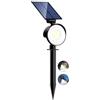 nipify Faretti Solari a Led da Esterno, 3 Modalità Luci Solari da Giardino Potenti, Impermeabile Lampade Solare per Patio, Garage, Cortile, Parete, Prato (Bianco)