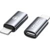 RAVIAD Adattatore USB C a Lightning (2 Pezzi), Adattatore Lightning USB C 36W PD Ricarica Rapida Compatibile con iPhone 14 13 12 11 Pro Max, Pad Pro/Air 5/Mini 6, Pod Nano/Touch