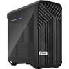 ‎Fractal Design Fractal Design Torrent Compact Black - Dark Tint Tempered Glass Side Panels - Op