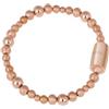 Breil, Collezione Magnetica, Bracciale Small Sun, in Acciaio IP Rose, con Piccole Sfere in Doppia Finitura Diamantata e Lucida, Pratica Chiusura con Magnete, Colore Rose Gold, Misura 19 Cm