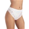 Jadea Confezione da 3 slip donna modello Midi a vita alta Jadea in pizzo 791