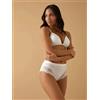 Jadea Confezione da 3 slip donna modello slip midi a vita alta Jadea in pizzo 521