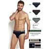Nottingham Confezione da 3 slip uomo Nottingham cotone bielastico rasato tinta unita 23951