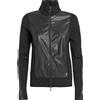 DEHA Felpa ZIP EFFETTO PELLE Donna