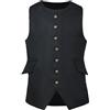 BPURB Ragazzi vittoriani Gilet da abito per bambini Gilet storico coloniale Costume da guerra rivoluzionaria per la festa di nozze