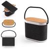hi!dea™ Altoparlante portatile 5W con caricabatterie in bambù e rPET GUETTA personalizzate o neutre