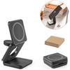 hi!dea™ Caricatore wireless magnetico superveloce 3-in-1 da 15W in rABS BROGLIE personalizzate o neutre