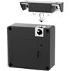 Zilimontt 3 in 1 sblocco scheda serratura della porta/NFC/per TTlock APP Sblocca serratura elettronica invisibile, serratura elettronica invisibile per armadio armadio, serratura intelligente in legno