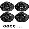 Dilwe Ruota del camion RC,Ruota della ruota del track 4pcs Parti accessorie per pneumatici cingolati per WPL Camion militare 1/16 RC