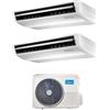 Midea Condizionatore Dual Split Soffitto/Pavimento Midea 18+18 con M4O-36FN8-Q R-32