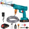 TKKEACE Lavatrice elettrica ad alta pressione Pistola per autolavaggio ricaricabile Pistola ad acqua elettrica senza fili Macchina per schiuma per batteria Makita 18V - 1 battery