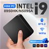 BIOSSANCE Nuovo Mini PC portatile Intel Core i9-8950HK Intel N5095A Windows 11 Mini computer 16 GB DDR4 2 TB SSD PC da gioco Wifi6 PC desktop - 16GB RAM 128GB SSD