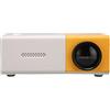 Goshyda Proiettore, Mini Proiettore, Videoproiettore Home Theater Multimediale 1080P, Proiettore Cinematografico Portatile per Esterni, Compatibile con HDMI, USB, AV, TV Stick, Smartphone