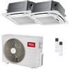 TCL Condizionatore TCL Cassetta 4 vie Serie S dual split 9000+9000 BTU inverter A++ wifi unità esterna 4.1 kW MT1420/MN09SS2_2