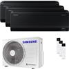 Samsung Condizionatore Samsung Windfree Black trial split 7000+7000+7000 BTU inverter A++ wifi unità esterna 5.2 kW AJ052TXJ3KG/EU/AR70F07C1ABNEU_3