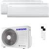 Samsung Condizionatore Samsung Windfree Avant S2 dual split 9000+18000 BTU inverter A++ wifi unità esterna 5.2 kW AJ052TXJ3KG/EU/AR70F09C1AWNEU_1/AR70F18C1AWN