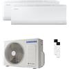 Samsung Condizionatore Samsung Cebu S2 dual split 7000+9000 BTU inverter A+++ wifi unità esterna 4 kW