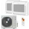 Clivet Condizionatore Clivet CONSOLE 3 dual split 18000+18000 BTU inverter A+ unità esterna 12.3 kW