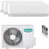 Hisense Condizionatore Hisense EcoSense trial split 7000+7000+7000 BTU inverter A++ wifi unità esterna 6.3 kW 3AMW62U4RJC/KF20MR01G_3