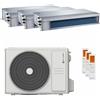Clivet Condizionatore canalizzabile Clivet DUCT 2 trial split 9000+9000+9000 BTU inverter A++ unità esterna 6.2 kW 89092251/89092235_3