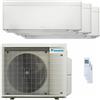 Daikin Condizionatore Daikin Stylish Bianco trial split 7000+7000+9000 BTU inverter A+++ wifi unità esterna 4 kW
