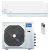 Midea Condizionatore Midea Evolution dual split 18000+18000 BTU inverter A unità esterna 12.3 kW