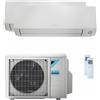 Daikin Condizionatore Daikin Perfera All Seasons dual split 5000+12000 BTU inverter A++ wifi unità esterna 4 kW