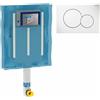 Geberit Cassetta incasso Geberit Sigma 8 per vaso a pavimento + Placca Sigma 01 109.770.00.5
