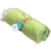 Articoli personalizzate. Telo mare in cotone e poliestere riciclato con frange Rio 90 x 170 cm - personalizzate o neutre