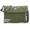 United Pets Pochette Borsa City Bag con Tracolla Linea CityLife Verde Militare