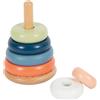 Small Foot Torre da impilare Arctic, in Legno Certificato FSC 100%, Gioco a Incastro per Bimbi dai 12 Mesi, 12444, Multicolore, Small