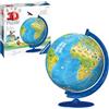Ravensburger Children's World Globe 3D Jigsaw Puzzle for Kids age 6 Years Up - 180 Pieces - No Glue Required