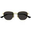 Bottega Veneta Occhiali da Sole BV1301S 001 Oro/Grigio Unisex