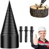 Generico Punta da trapano, punta da trapano spaccalegna, punta da trapano per spaccare tronchi in modo semplice, set di punte da trapano per spaccare legna per impieghi gravosi (32mm,B)