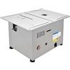 Entatial Sega da banco, angolo 0-90° Seghe da tavolo portatili DC12-24V 795 Motore a doppio albero per smerigliatura Incisione Punzonatura(Argento diamante)