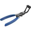 Jerys Pinza per Fascette Stringitubo a Banda Piatta, Pinza per Fascette Stringitubo Angolata Giunto Girevole Flessibile Manico Blu Risparmio di Fatica 45 Gradi Heavy Duty per la Riparazione di Auto